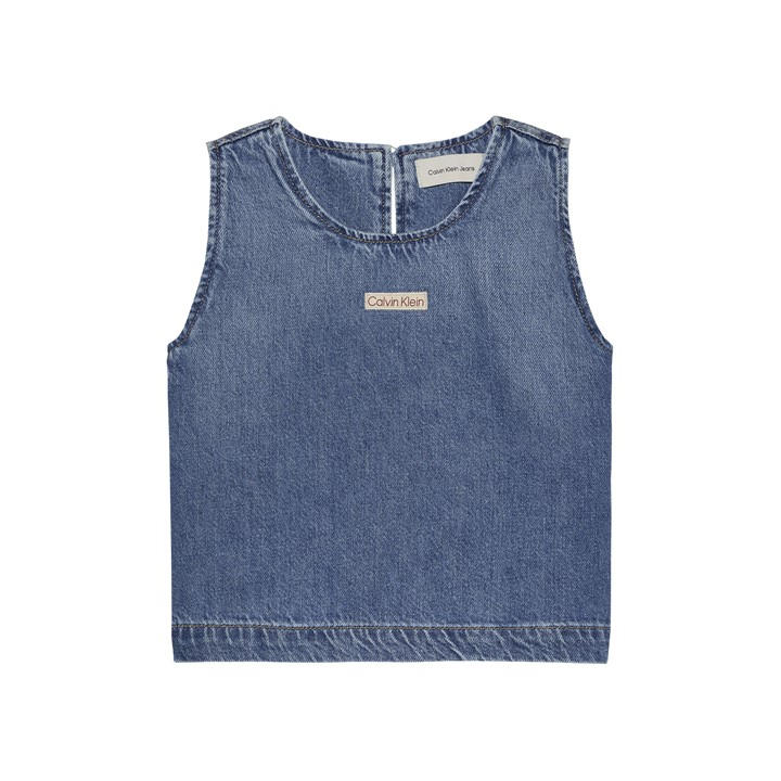 Calvin Klein Jeans DENIM TOP SOFT BLUE