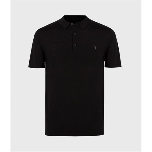 AllSaints - Mode Merino Short Sleeve Polo