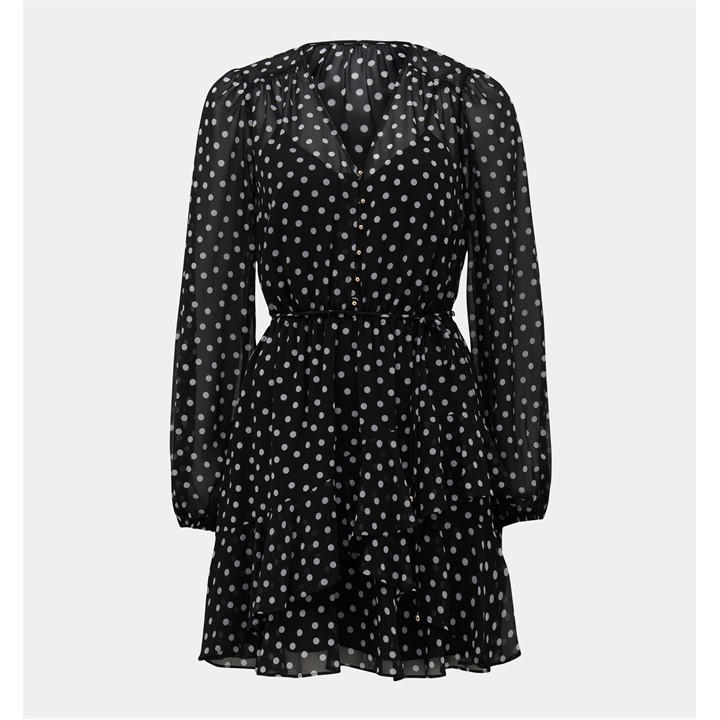 FOREVER NEW ESRA BUTTON FRONT MINI DRESS