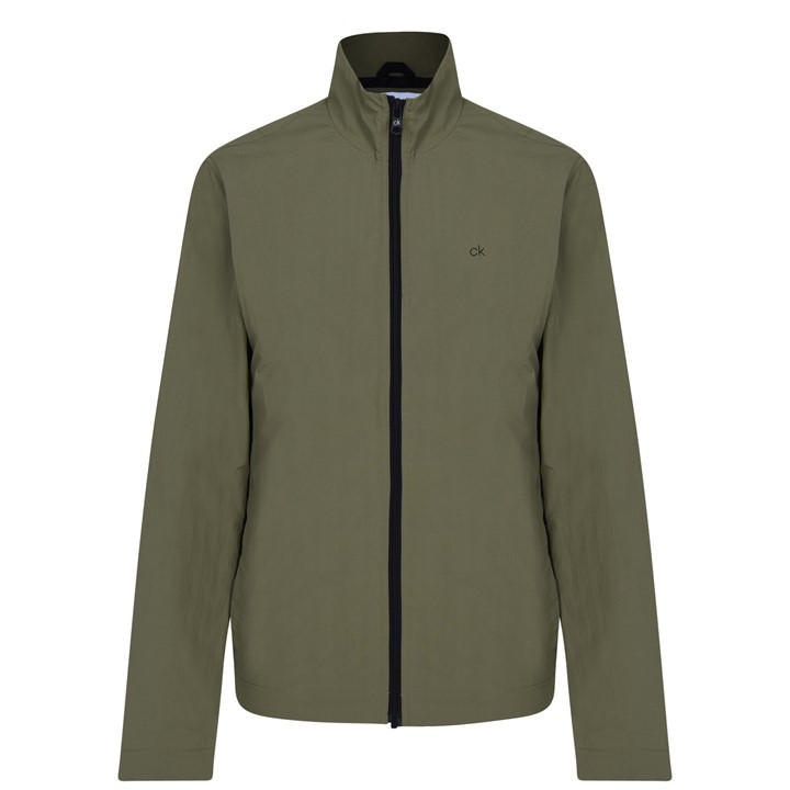 Calvin Klein Jeans Men's Green Calvin Klein Blouson Jacket Small