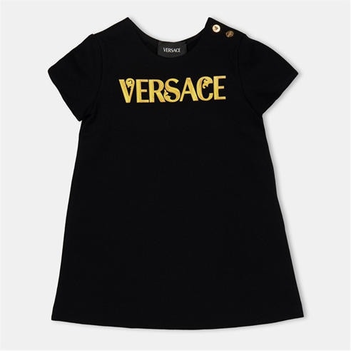 VERSACE - Kids' Logo Mini Dress