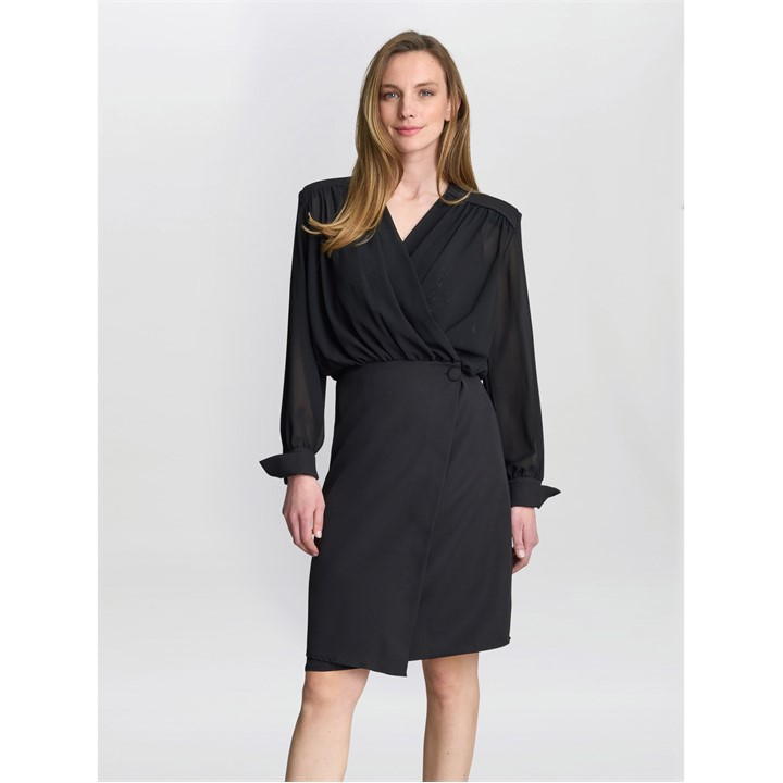Gina Bacconi Women's RAE Sequin Jersey Dress - Black