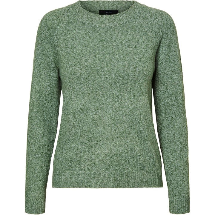 Vero Moda Women's Green Knitted Pullover Size 12