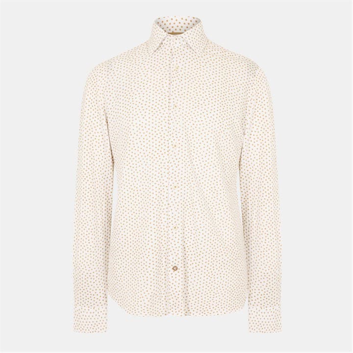 HUGO BOSS MEN'S HAL KENT LONG-SLEEVE SHIRT, ICONIC LOG