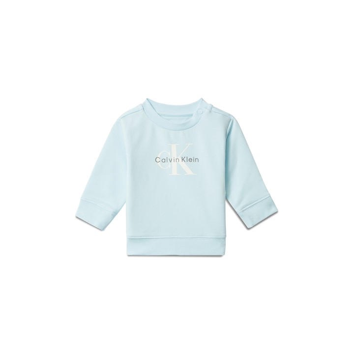 Calvin Klein Jeans Unisex Kids Blue Ckj 3 Pc Set In54 Size 12 - 18 Months