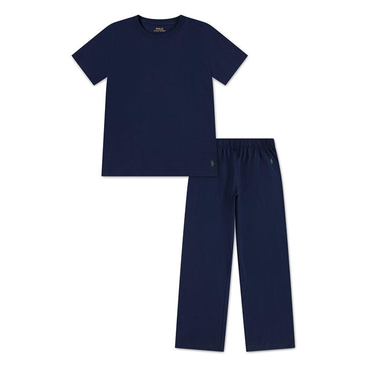 Polo Ralph Lauren Boys Blue Polo Lounge Set Jn54
