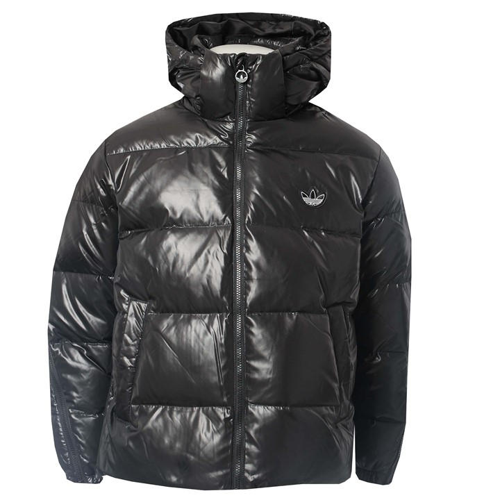 Adidas Women's Black Down Puffer Jacket Extra Small