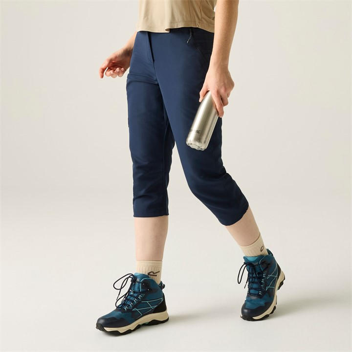 Regatta Women's Blue Chaska Iii Capri Size 18