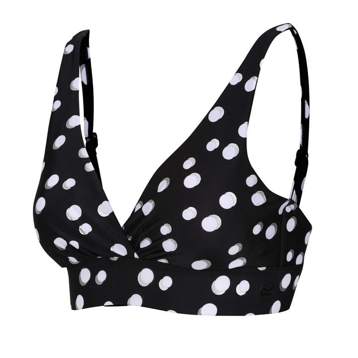 Regatta Women's Black Paloma Adjustable Bikini Top Size 8