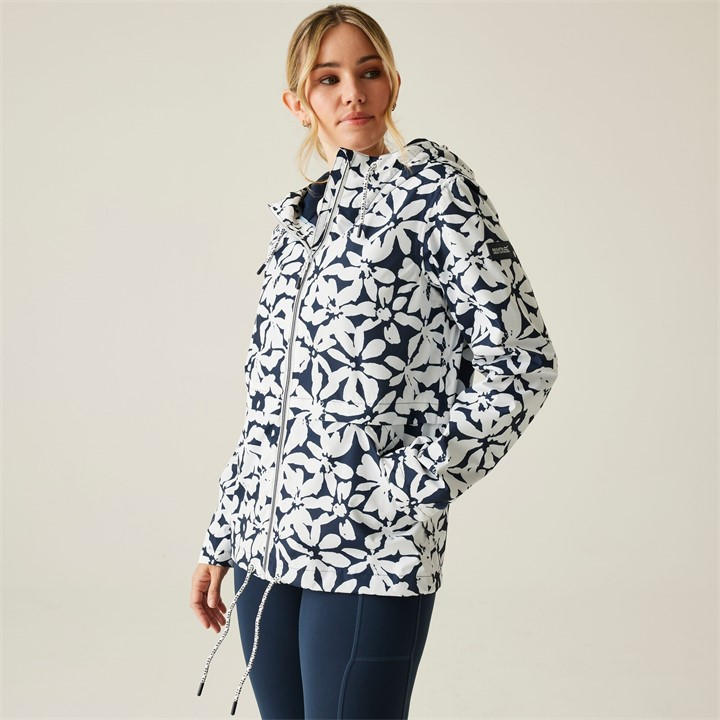 Regatta Women's Navy/White Floral Bayletta Ii Jacket Size 16