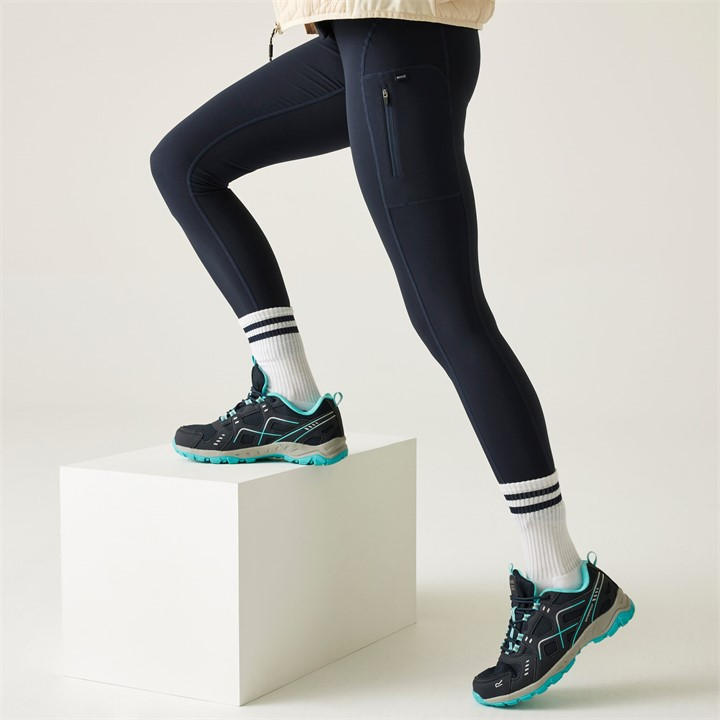 Regatta Women's Blue Monira Hiking Leggings Size 14 R