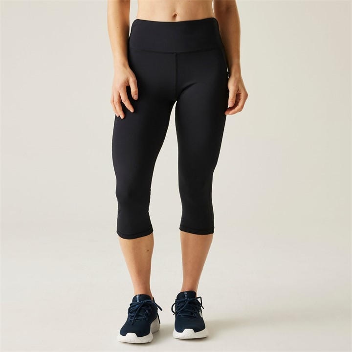 Dare 2B Women's Black Influential Ii Three Quarterleggings Size 14
