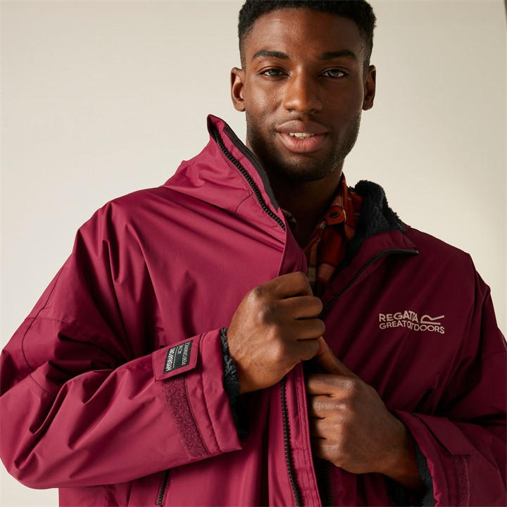 Regatta Unisex Red Adult Waterproof Changing Robe Extra Small