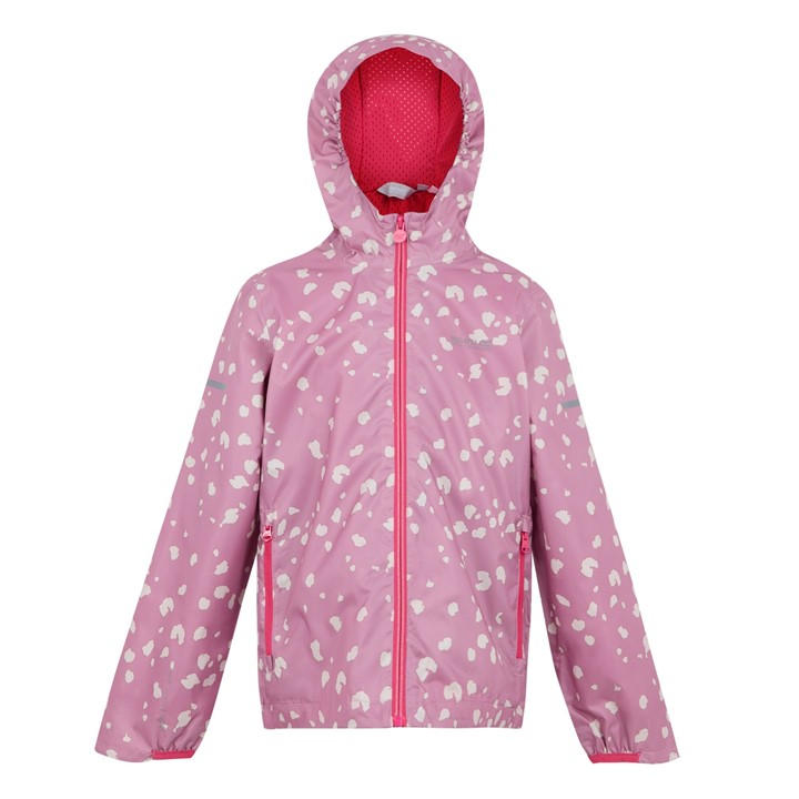 Regatta Girls Lilas/Light Vanilla (Beaujolai Printed Lever Ii Jacket Size 5