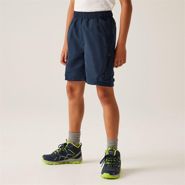 Regatta Boys Blue Sorcer Iii Shorts Size 3