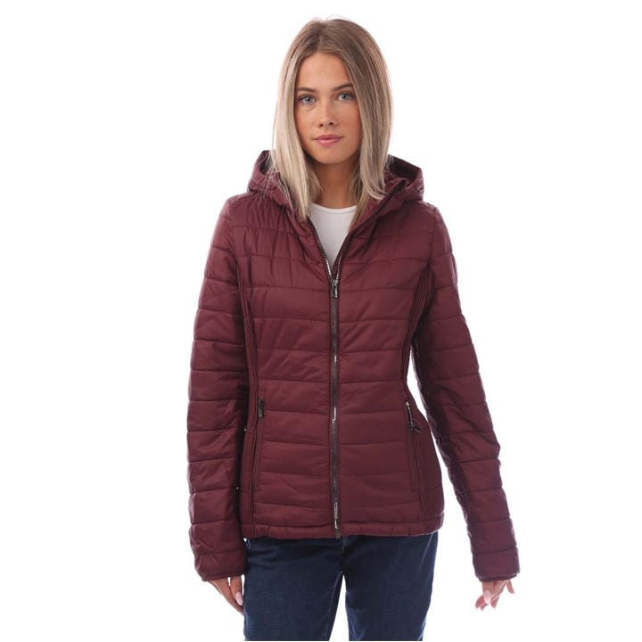 Trespass Valerie Padded Jacket In Purple