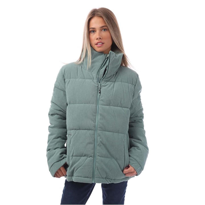 Trespass Rowena Padded Jacket In Green