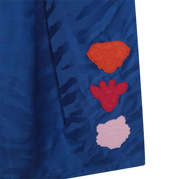 Blue - KENZO - Embroidered Detail Shorts Juniors