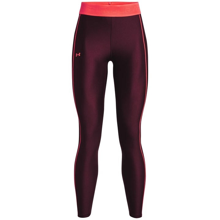 Under Armour Women's Purple Heatgear Branded Waistband Leggings ’S Size 8