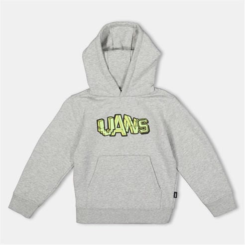 Vans - Unisex Kids' Stacked Pullover Cement Heather Hoodie