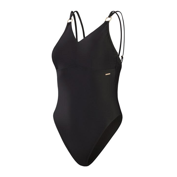 Speedo Women's Black Shaping Strappy 1 Piece 38/14