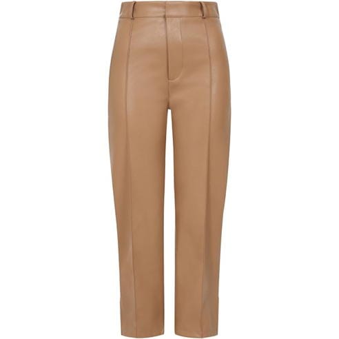 Little Mistress - Women's Leather/PU Leather Trousers