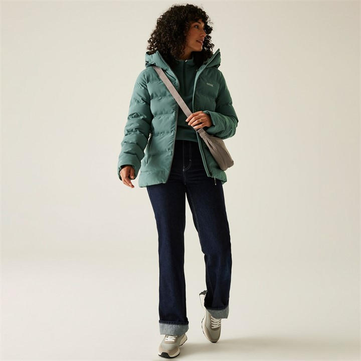 Regatta Women's Green Altoro Thermal Padded Jacket Size 18