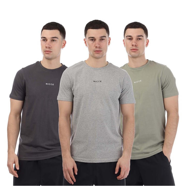 NICCE PETRAS 3 PACK T-SHIRTS