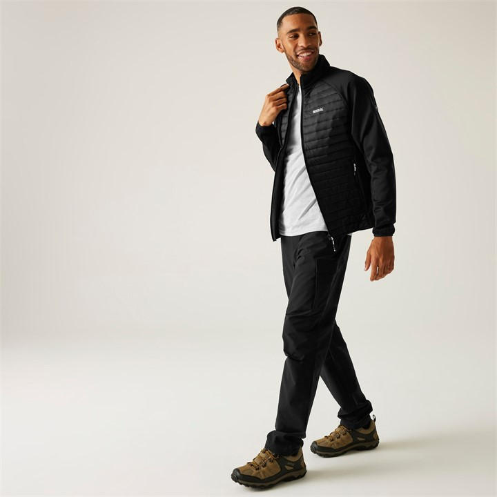 Regatta Men's Black Clumber Hybrid Large