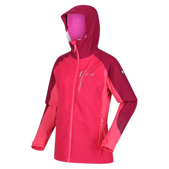 Regatta Women's Pink Highton Pro Waterproof Jacket Size 16