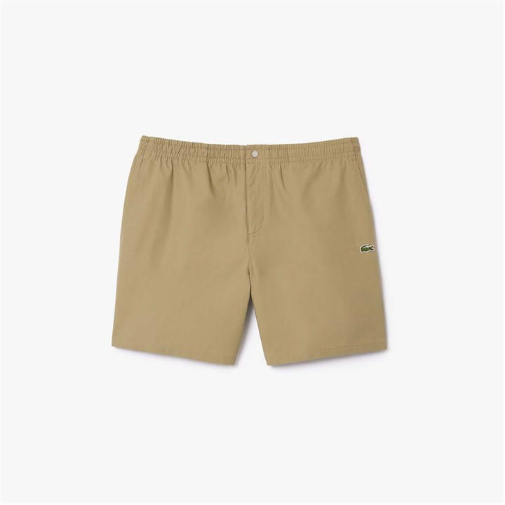 LACOSTE RELAXED-FIT POPLIN SHOR
