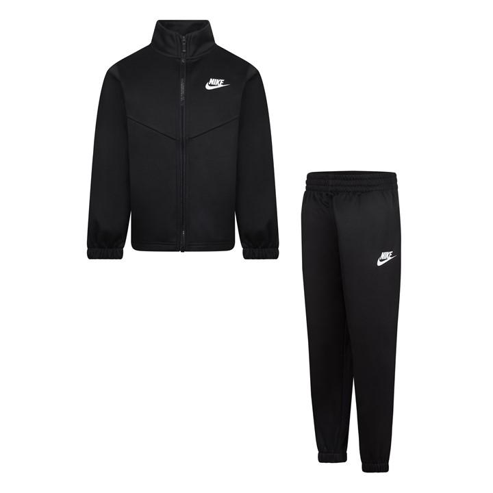 Nike Boys Black Nsw Poly Tracksuit Infant Size 2