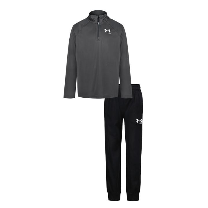 Under Armour Boys Grey Armour Quarter Zip Set Infant Size 6