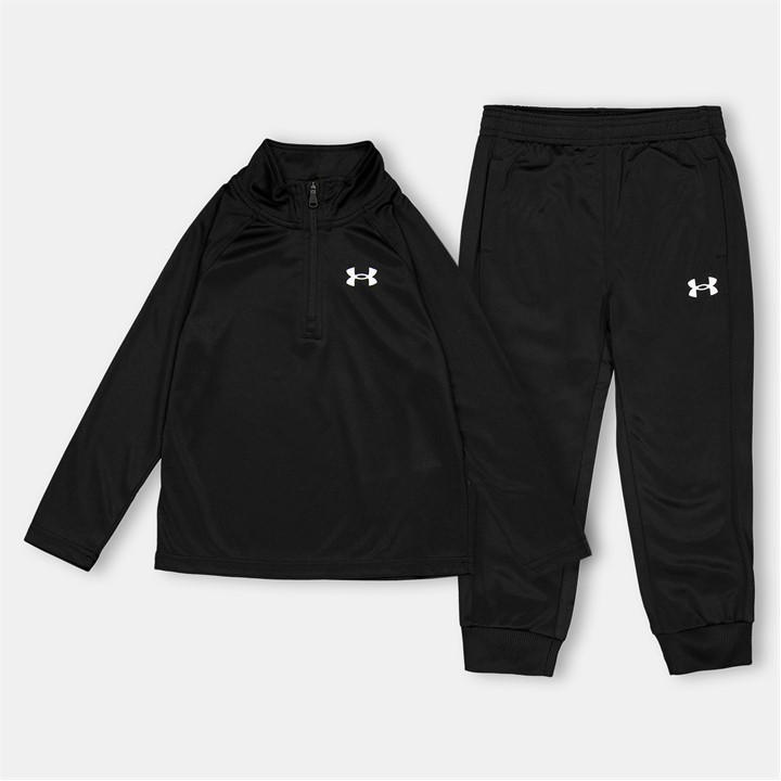 Under Armour Boys Black Armour Quarter Zip Set Infant Size 4