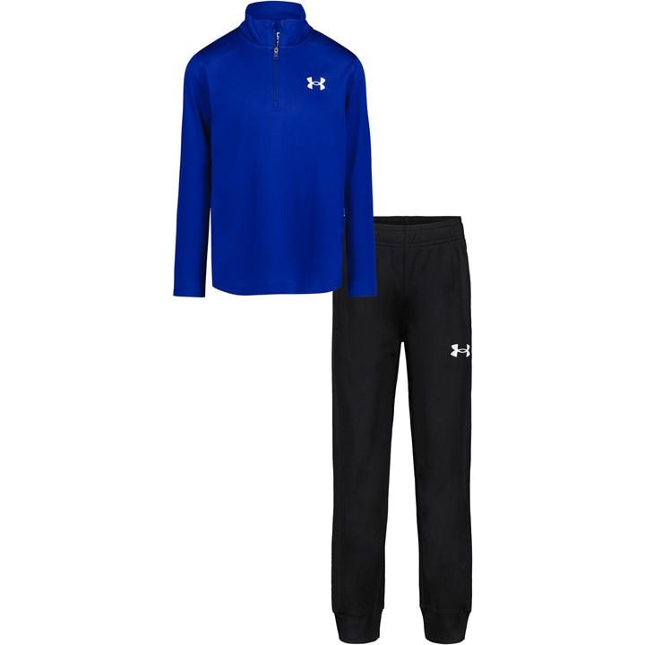 Under Armour Boys Blue Armour Quarter Zip Set Infant Size 5