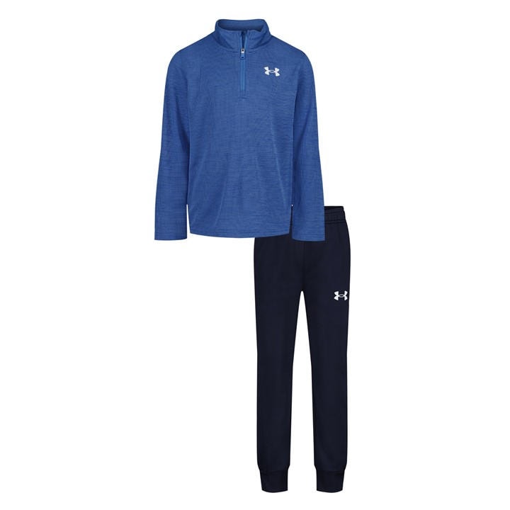 Under Armour Boys Blue Armour Quarter Zip Set Infant Size 5