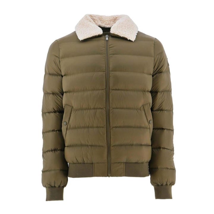 Jott Danny Lightweight Bomber Jacket In Green