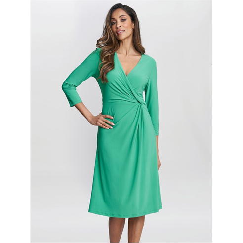 Gina Bacconi - Antonia Jersey Wrap Dress