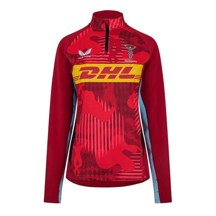 Castore Harlequins Quarter Zip Midlayer 2024 2025 Women