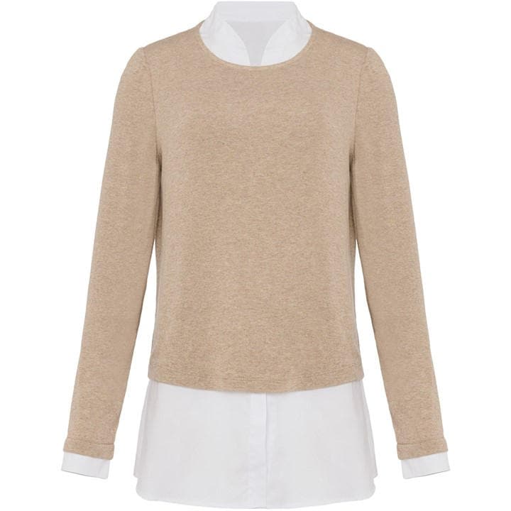 Phase Eight Elmira Double Layer Top - Beige