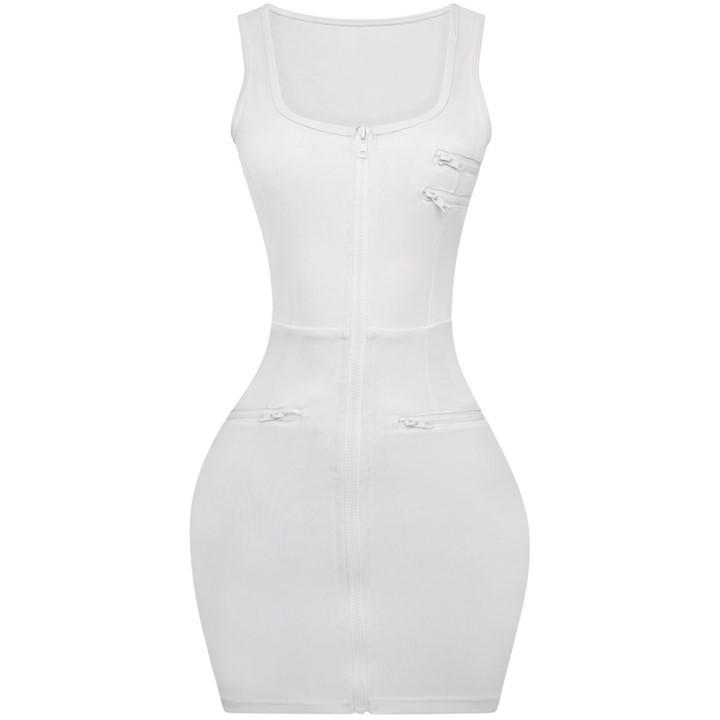 HONEYZ ZIP MINI DRESS WOMENS
