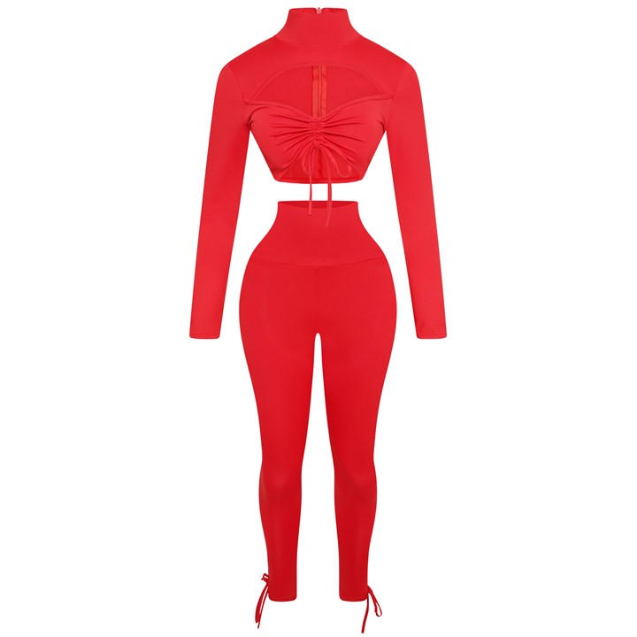 HONEYZ TIE CO ORD BODYCON WOMENS