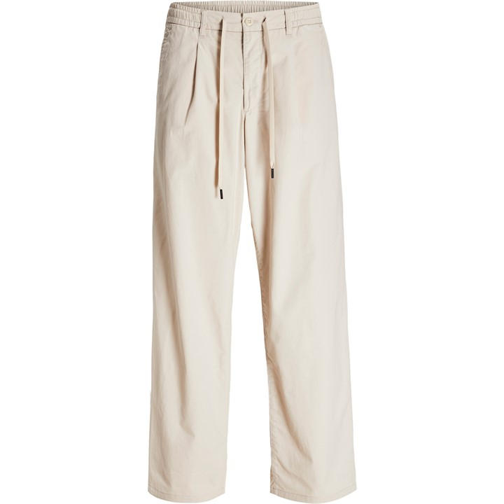 Jack And Jones Men's Beige Leg Joggers Medium