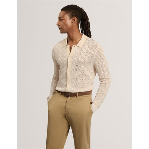 Ted Baker - Ted LS Geo Polo Sn64