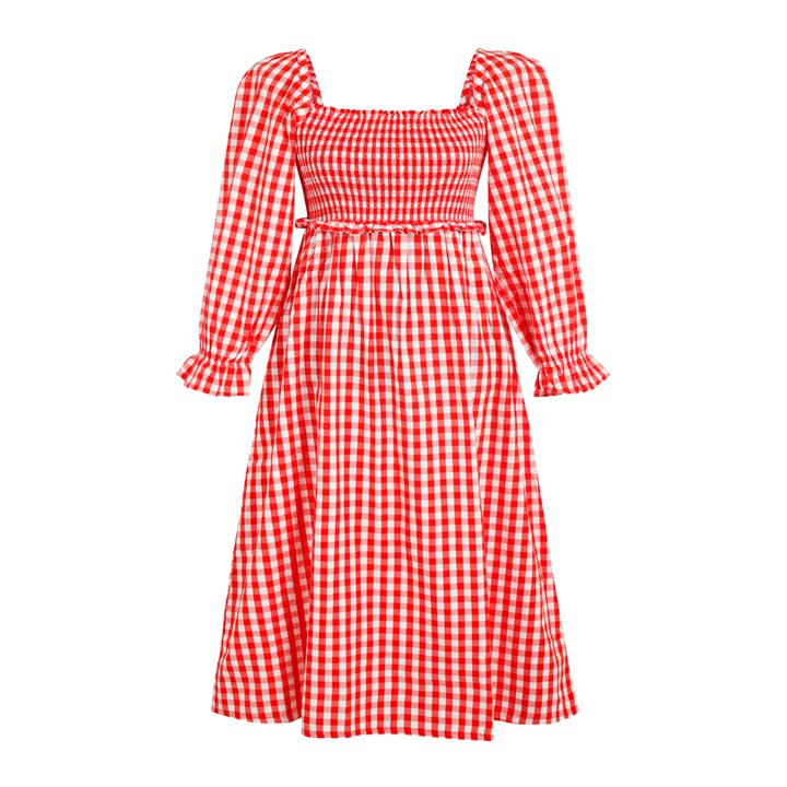 MISO CHECK DRESS WOMEN