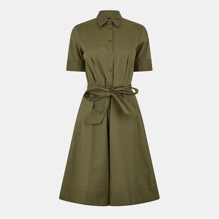 Lauren by Ralph Lauren Finnbarr Shirt Dress - Green