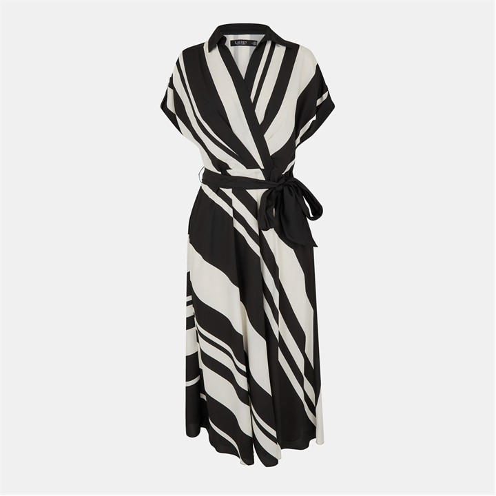 Lauren by Ralph Lauren Fratillo Wrap Around Dress - Cream