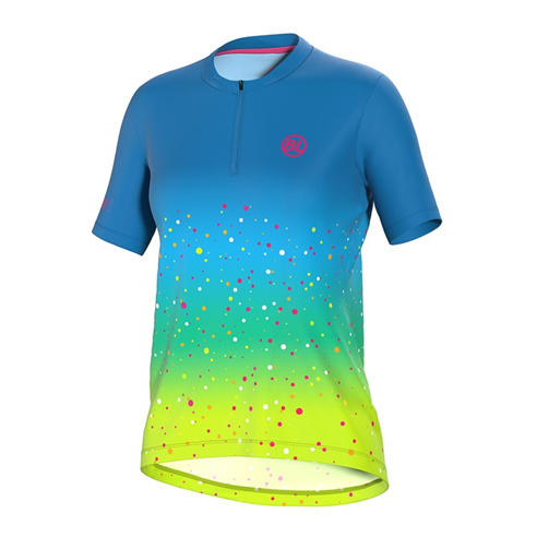 Bicycle Line - Women's Marostica Half Zip UPF 30+ Short Sleeve Cycling Jersey