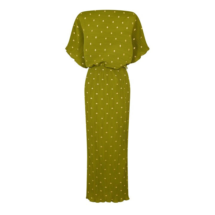 Black - Never Fully Dressed - Womens Tilly Plisse Maxi Dress