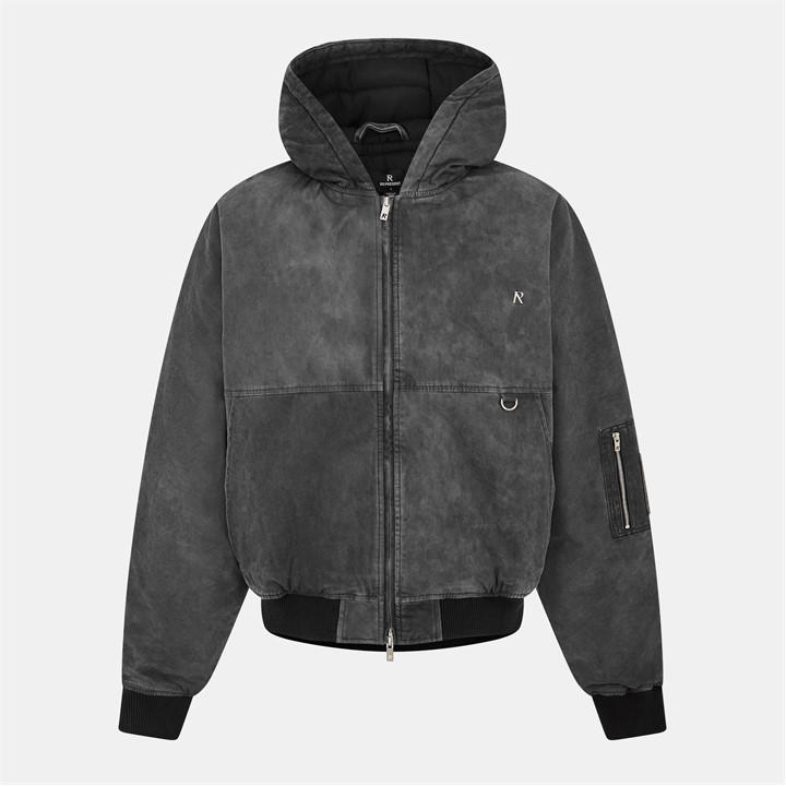Represent Rep Hooded Bomber Sn54 In Black